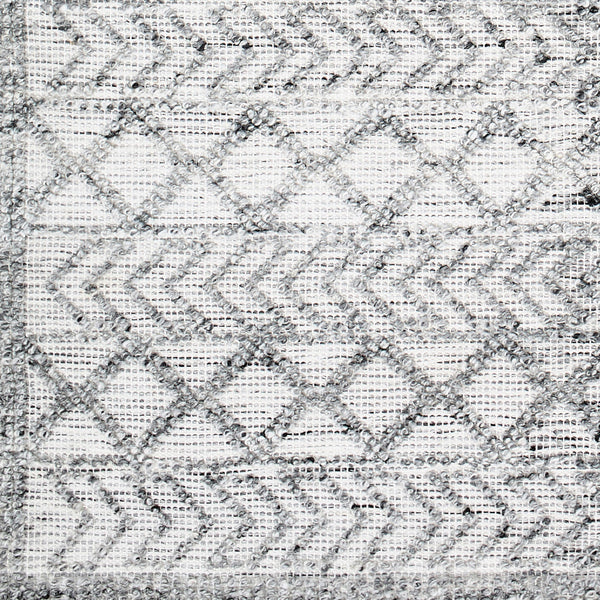 Napoli NPO-2311 9' x 12' Handmade Rug NPO2311-912  Light Gray, Light Slate, White, Black Surya