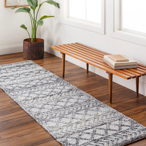 Surya Napoli Handmade 2' X 3' Bohemian Rug | Eco-friendly, Cozy & Unique Global Style For Your Home Decor Light Gray Recycled Pet Yarn Npo2311-268