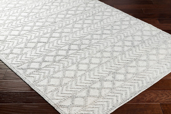 Surya Napoli Handmade 2' X 3' Bohemian Rug | Eco-friendly, Cozy & Unique Global Style For Your Home Decor Off,White Recycled Pet Yarn Npo2312-268