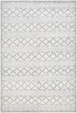Surya Napoli Handmade 2' X 3' Bohemian Rug | Eco-friendly, Cozy & Unique Global Style For Your Home Decor Off,White Recycled Pet Yarn Npo2312-23
