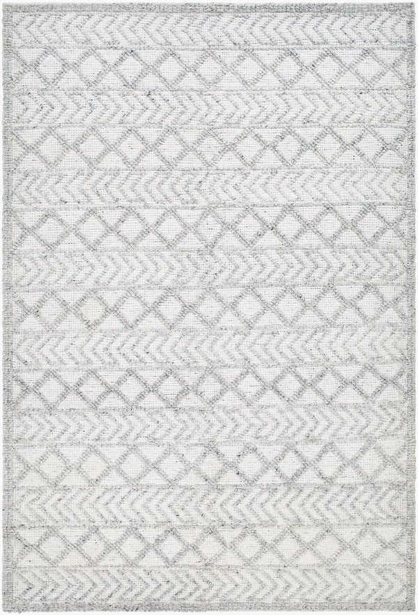 Surya Napoli Handmade 2' X 3' Bohemian Rug | Eco-friendly, Cozy & Unique Global Style For Your Home Decor Off,White Recycled Pet Yarn Npo2312-23