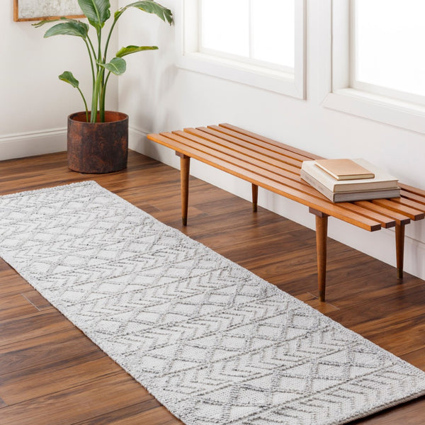 Surya Napoli Handmade 2' X 3' Bohemian Rug | Eco-friendly, Cozy & Unique Global Style For Your Home Decor Off,White Recycled Pet Yarn Npo2312-268