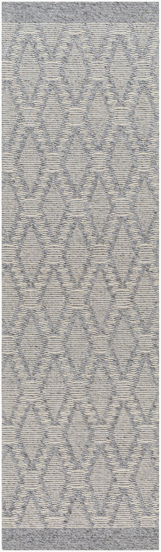 Surya Napoli Handmade 2' X 3' Bohemian Rug | Eco-friendly, Cozy & Unique Global Style For Your Home Decor Gray Recycled Pet Yarn,Wool Npo2314-268