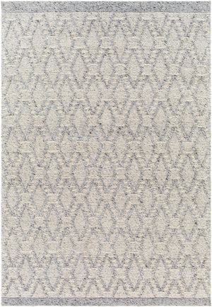 Napoli NPO-2314 9' x 12' Handmade Rug NPO2314-912  Gray, Cream, Black Surya
