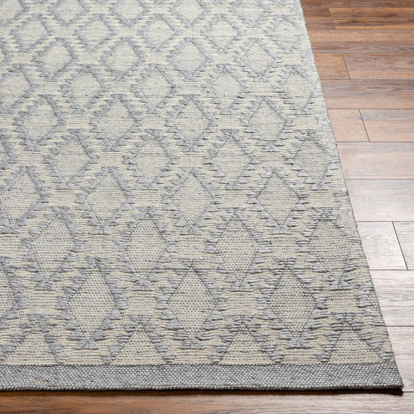 Napoli NPO-2314 9' x 12' Handmade Rug NPO2314-912  Gray, Cream, Black Surya