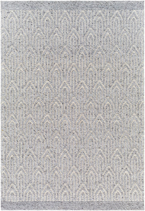 Napoli NPO-2315 9' x 12' Handmade Rug NPO2315-912  Gray, Cream, Black Surya