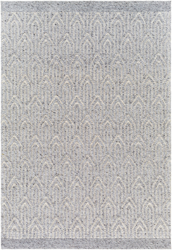 Napoli NPO-2315 9' x 12' Handmade Rug NPO2315-912  Gray, Cream, Black Surya