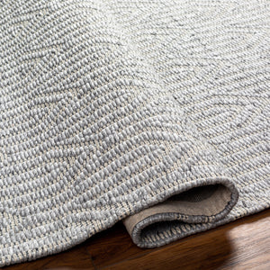 Napoli NPO-2315 9' x 12' Handmade Rug NPO2315-912  Gray, Cream, Black Surya