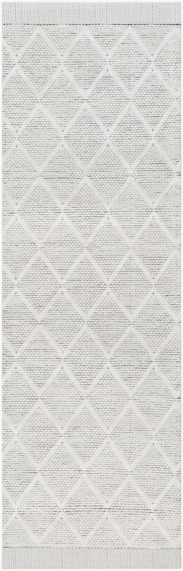Surya Napoli Handmade 2' X 3' Bohemian Rug | Eco-friendly, Cozy & Unique Global Style For Your Home Decor Cream Recycled Pet Yarn,Wool Npo2316-268