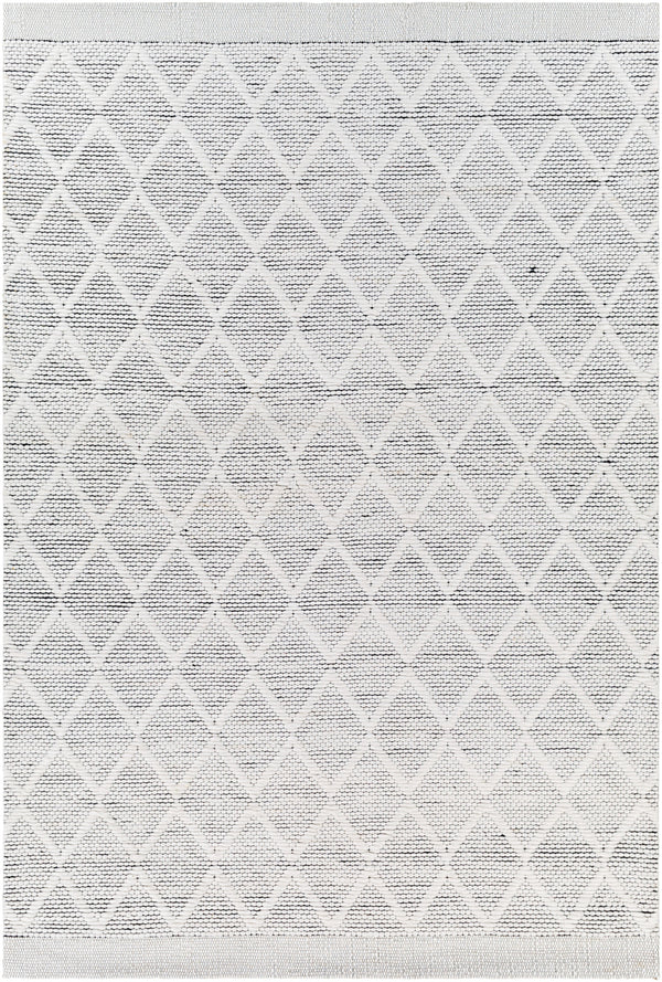 Napoli NPO-2316 9' x 12' Handmade Rug NPO2316-912  Cream, Black Surya