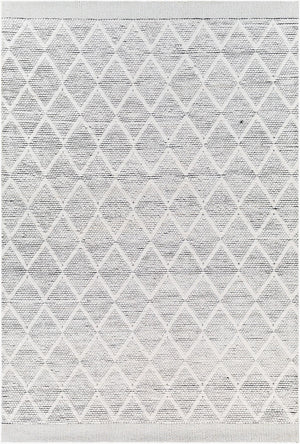 Surya Napoli Handmade 2' X 3' Bohemian Rug | Eco-friendly, Cozy & Unique Global Style For Your Home Decor Cream Recycled Pet Yarn,Wool Npo2316-23