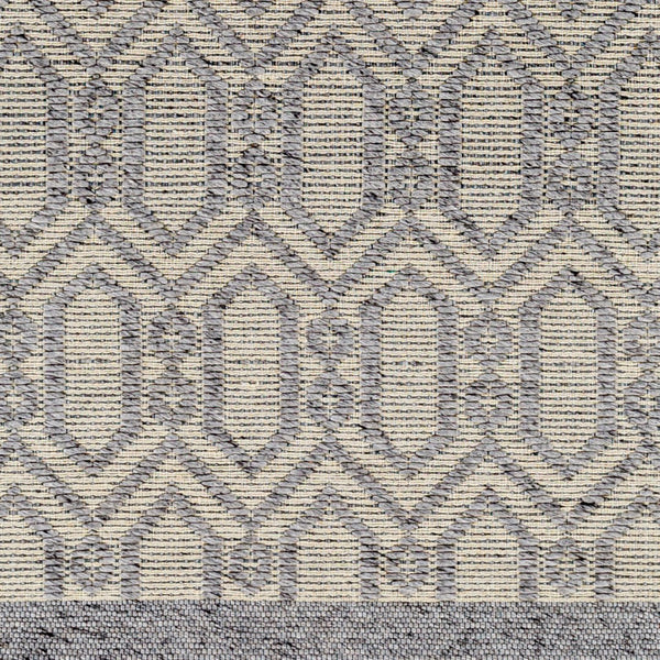 Surya Napoli Handmade 2' X 3' Bohemian Rug | Eco-friendly, Cozy & Unique Global Style For Your Home Decor Gray Recycled Pet Yarn,Wool Npo2317-268