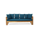 Christopher Knight Home® - Noble House - Varney Outdoor Extendable Acacia Wood Daybed Sofa