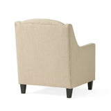 Christopher Knight Home® - Noble House - Elaine Tufted Fabric Chair and Ottoman