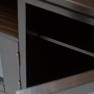 English Elm Cosmopolitan 72" Wide Tv Media Stand - Elegant Mahogany Brown With Ample Storage & Cable Management B136P159523