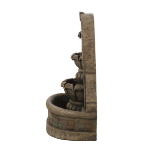 English Elm Christopher Knight Home® - 29" BAGWELL FOUNTAIN Outdoor Weather-Resistant Polyresin Roman Garden Waterfall Accent, 29" 71773.00SGRY