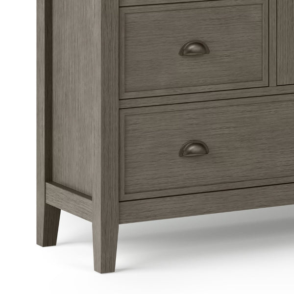 English Elm Redmond Medium Storage Cabinet - Handcrafted Farmhouse Grey, Stylish Organization For Any Room B136P159531-GIGA