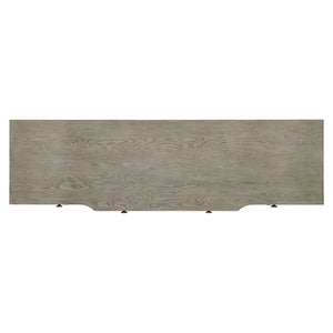 Bernhardt Bernhardt Albion Dresser In Worn Pewter Finish — 9 Soft-Close Drawers, Knotty White Oak Craftsmanship 311052