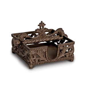 Acanthus Cast Aluminum Napkin Holder EAW91073 Park Hill