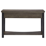 Homelegance By Top-Line Beniz Wood Finish Sofa Table Grey Wood