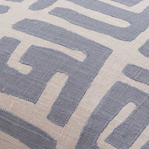 Surya Nairobi 18" Accent Pillow - Luxurious Linen Global Charm For Eclectic Home Décor & Easy Care Denim Linen,Linen Nrb005-2020