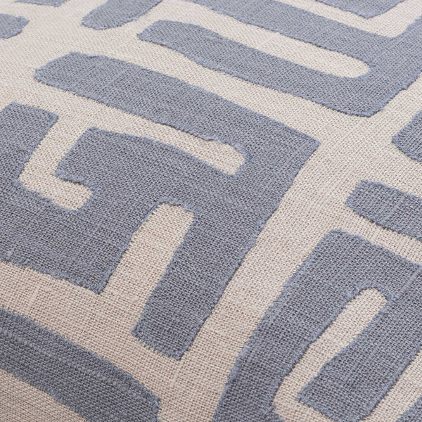 Surya Nairobi 18" Accent Pillow - Luxurious Linen Global Charm For Eclectic Home Décor & Easy Care Denim Linen,Linen Nrb005-2020