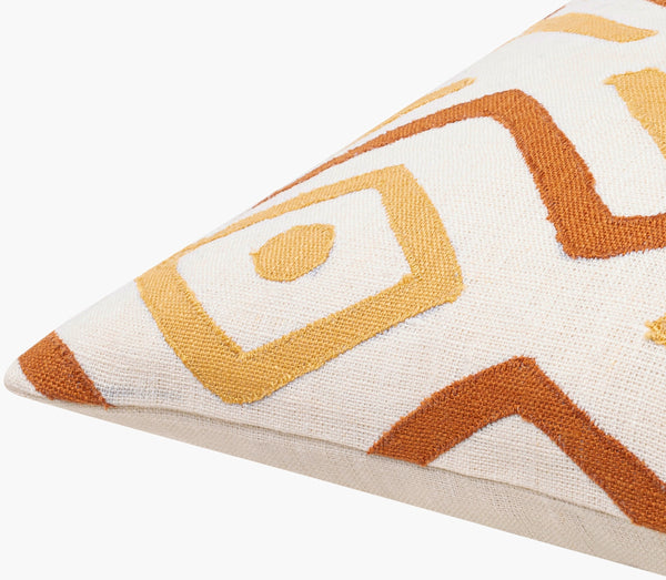 Surya Nairobi 18" Accent Pillow - Luxurious Linen Global Charm For Eclectic Home Décor & Easy Care Brown Linen,Linen Nrb010-2222d