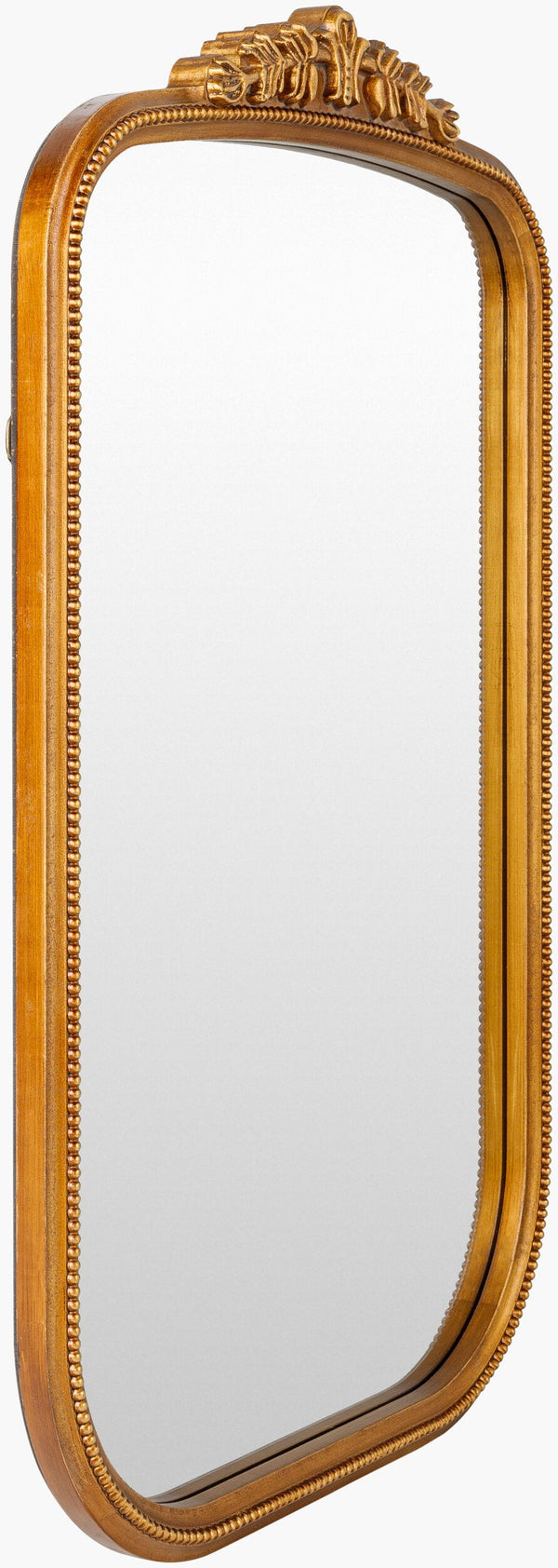 Surya Arrendale Accent Mirror 24"H X 32"W - Elegant Wall Decor To Enhance Your Home's Aesthetic Charm Frame, Gold Manufactured Wood Nre002-3019