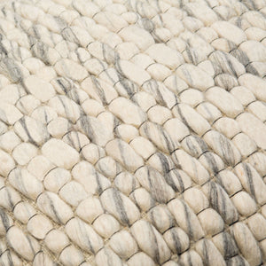 Surya Narvik 13"L X 20"W Handmade Lumbar Pillow - Cozy Cotton-wool Blend For Country Cottage Charm Gray Wool,Cotton Nrk001-1320