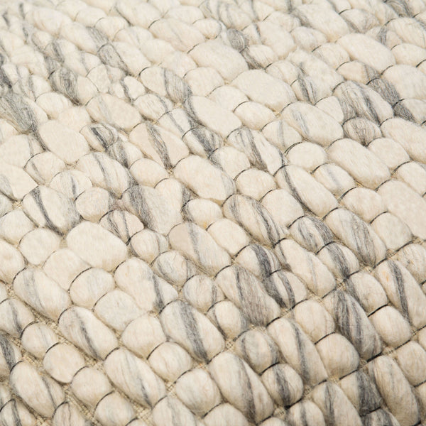 Surya Narvik 13"L X 20"W Handmade Lumbar Pillow - Cozy Cotton-wool Blend For Country Cottage Charm Gray Wool,Cotton Nrk001-1320