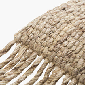 Surya Narvik Handmade 18" Accent Pillow - Cozy Cotton-wool Blend With Elegant Detailing For Home Decor Brown Wool,Cotton Nrk002-2020p