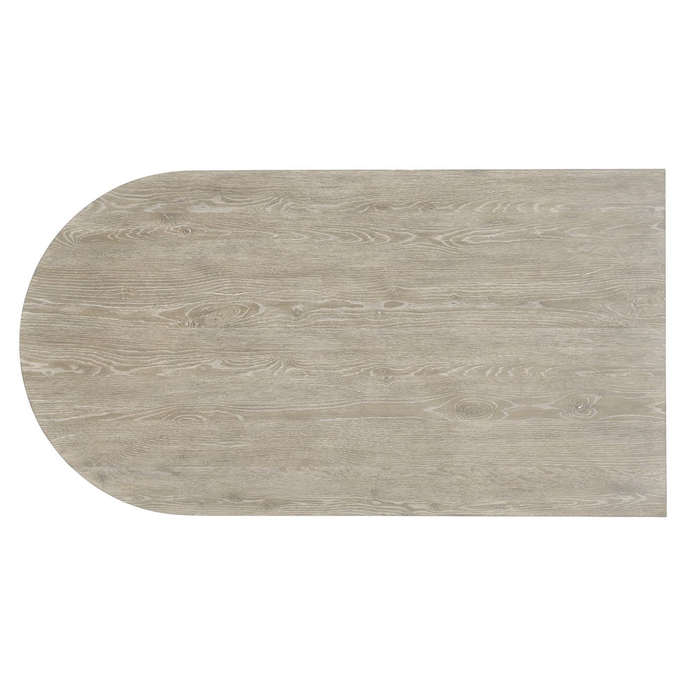 Bernhardt Bernhardt Moda Sculptural Cocktail Table In Aurum Oak Finish With Asymmetrical Low-Profile Design 547017