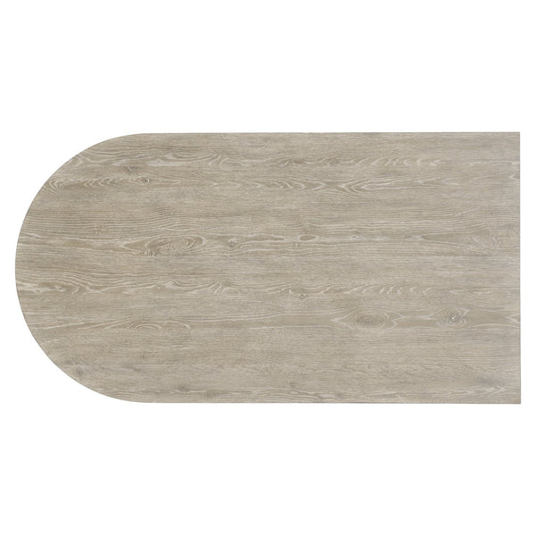 Bernhardt Bernhardt Moda Sculptural Cocktail Table In Aurum Oak Finish With Asymmetrical Low-Profile Design 547017