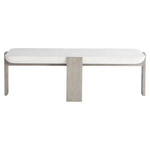 Bernhardt Bernhardt Modern-Organic Gooding Cocktail Table With Sand Grey Faux Concrete Top And Flint Wood Base 484023