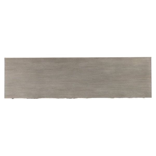 Bernhardt Bernhardt Elysia Buffet With Dark Bronze Greco‑Roman Frieze, Weathered Greige Oak, Soft‑Close Doors 332132