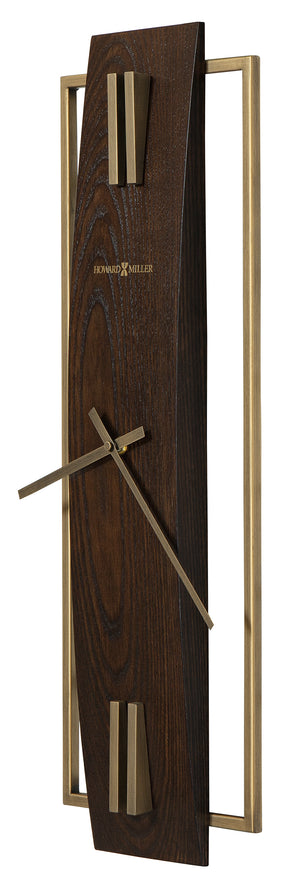 Hekman Furniture 625741 Harwood Ii Wall Clock - Oversized Elegance With Satin Espresso Finish And Brass Details  Harwood Ii Wall Clock 625741