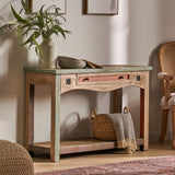 Christopher Knight Home® - Noble House - Meader Boho Handmade Distressed Mango Wood Console Table