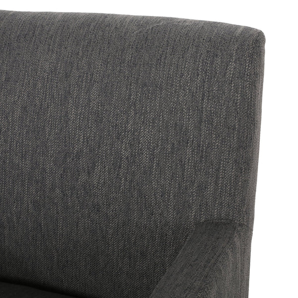 English Elm Arm Chair Upholstered Track Arm Contemporary Accent Seat for Living Room Reading Nook 69409.00CHAR