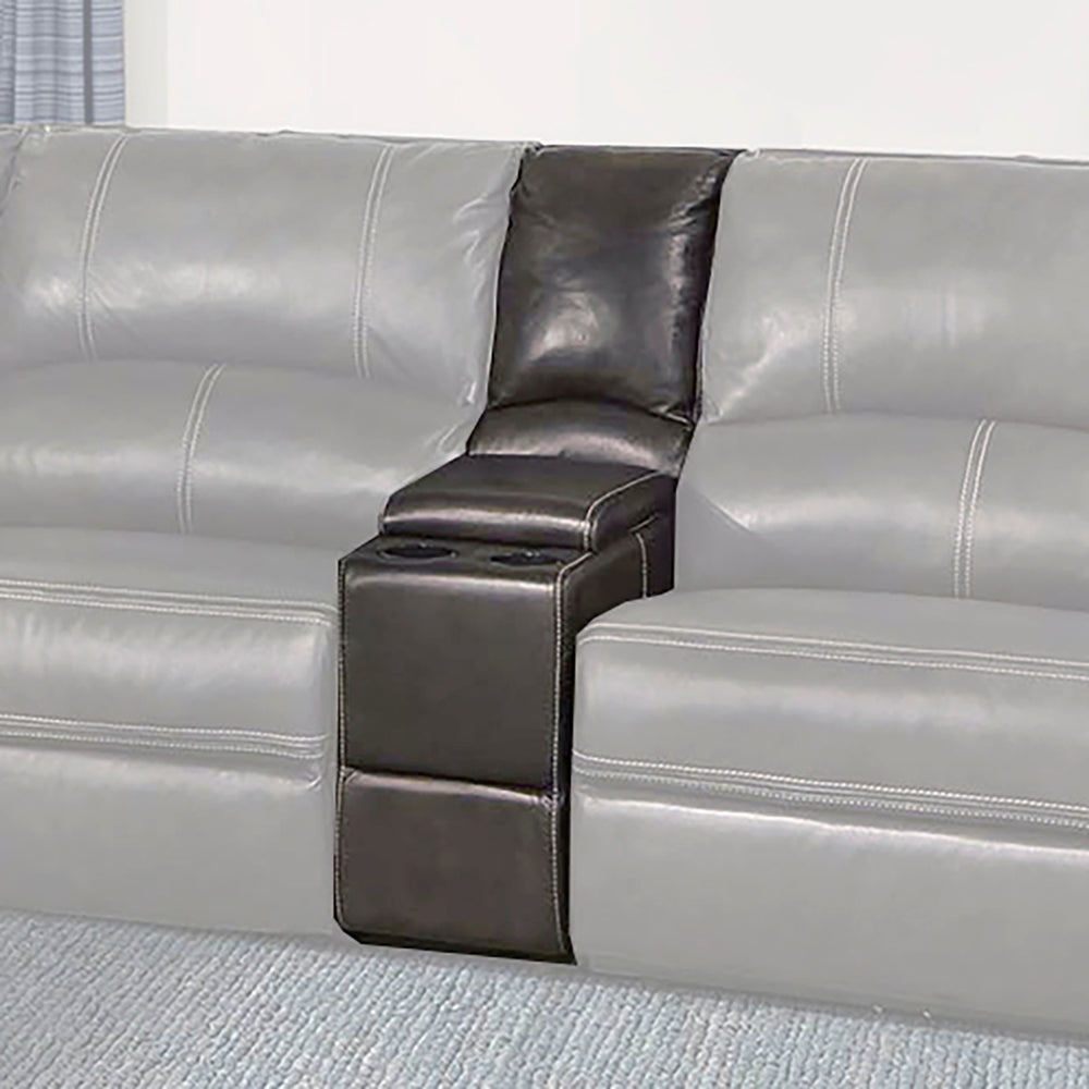 Parker House Parker Living Swift Power Armless Recliner - Luxurious Leather, Stylish Design, Ultimate Comfort Dark Grey Top Grain Leather With Match (X) Mswi#860-twi