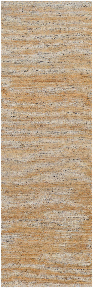 Natural Soumek NSM-2300 2'6" x 8' Runner Handmade Rug NSM2300-268  Light Brown, Dark Brown, Pale Blue, Medium Gray, Navy, Beige Surya