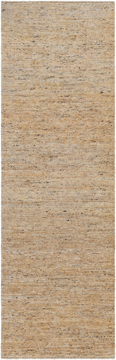 Natural Soumek NSM-2300 2'6" x 8' Runner Handmade Rug NSM2300-268  Light Brown, Dark Brown, Pale Blue, Medium Gray, Navy, Beige Surya