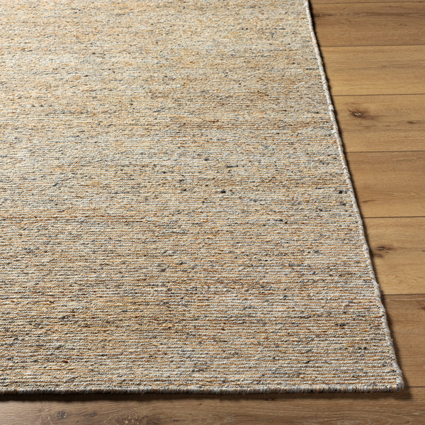 Natural Soumek NSM-2300 9' x 12' Handmade Rug NSM2300-912  Light Brown, Dark Brown, Pale Blue, Medium Gray, Navy, Beige Surya