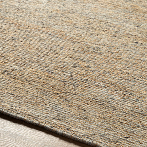 Natural Soumek NSM-2300 9' x 12' Handmade Rug NSM2300-912  Light Brown, Dark Brown, Pale Blue, Medium Gray, Navy, Beige Surya