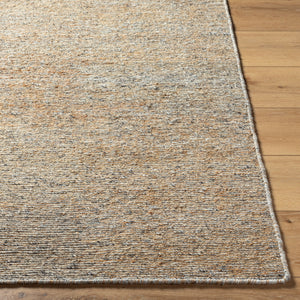Natural Soumek NSM-2301 9' x 12' Handmade Rug NSM2301-912  Light Brown, Dark Brown, Pale Blue, Medium Gray, Navy, Beige Surya