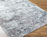 Nesta NST-2300 7'10" x 10' Machine Woven Rug NST2300-71010  Light Silver, Metallic - Silver, Slate, Silver Surya