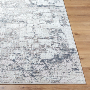 Nesta NST-2300 7'10" x 10' Machine Woven Rug NST2300-71010  Light Silver, Metallic - Silver, Slate, Silver Surya