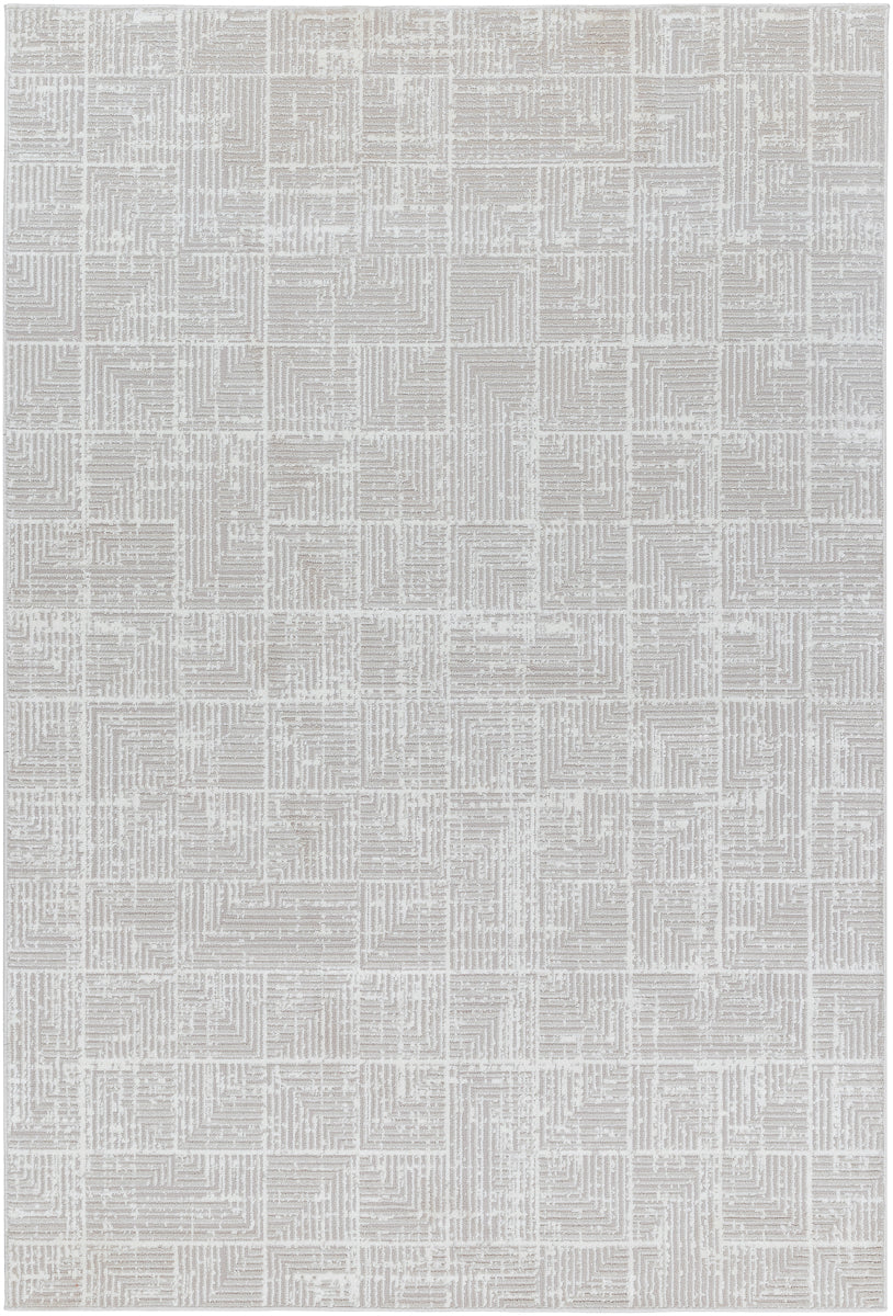 Nesta NST-2302 7'10" x 10' Machine Woven Rug NST2302-71010  Slate Surya