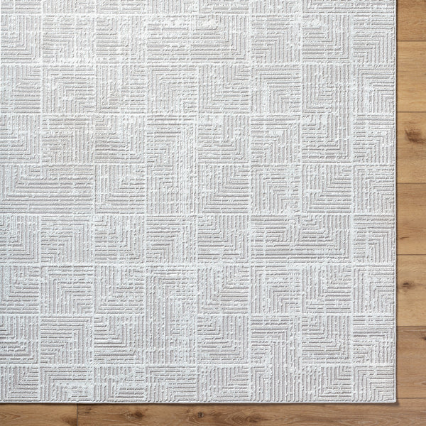 Nesta NST-2302 7'10" x 10' Machine Woven Rug NST2302-71010  Slate Surya