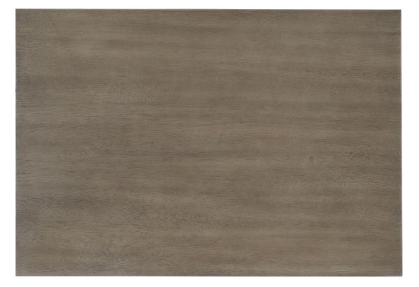 Safavieh Donald 2 Drawer Nightstand XII23 Light Grey / Bronze Wood NST6405C