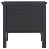 Safavieh Sondra 2 Drawer Nightstand Black / Gold  21.7" x 15.4" x 21.7"